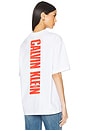 view 1 of 4 Relaxed Vertical Logo Tee in Brilliant White