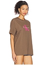 view 2 of 4 T-SHIRT MONOLOGO in Chocolate Chip