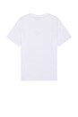view 2 of 4 Acid Wash 20S Cotton Tee in Brilliant White
