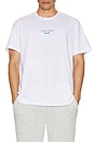 view 3 of 4 Acid Wash 20S Cotton Tee in Brilliant White