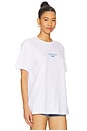 view 2 of 4 Acid Wash 20S Cotton Tee in Brilliant White