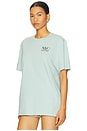 view 3 of 4 Embroidered Nyc Back Crewneck Tee in Harbor Gray