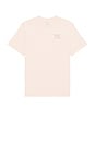 view 2 of 5 Embroidered Nyc Back Crewneck Tee in Silver Peony
