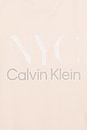 view 3 of 5 Embroidered Nyc Back Crewneck Tee in Silver Peony