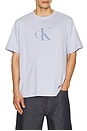 view 1 of 5 20's Short Sleeve Hero Monologo Tee in Casual Blue