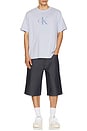 view 4 of 5 20's Short Sleeve Hero Monologo Tee in Casual Blue