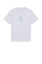 view 5 of 5 20's Short Sleeve Hero Monologo Tee in Casual Blue