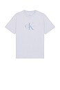 view 4 of 5 20's Short Sleeve Hero Monologo Tee in Casual Blue
