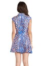 view 3 of 4 VESTIDO NIGHT SKY in Cobalt Leopard