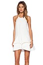 view 1 of 4 ROBE SANS MANCHES VOLANTÉE WARM THOUGHTS in Ivory