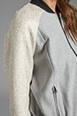 view 5 of 5 Ask Me Anything Bomber Jacket in Willow Grey/Silver in Willow Grey & Silver
