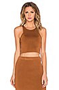 view 1 of 4 Waiting Game Crop Top in Copper