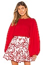 view 1 of 5 Comes In Waves Top in Red