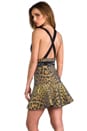 view 1 of 6 Venice Of Gold Dress in Cheetah & Black