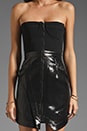view 5 of 5 Sovereignty Dress with Foiled Metallic Skirt in Black