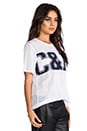 view 2 of 5 camilla & marc C&M Into the Blue Mesh Logo Tee in White