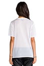view 3 of 5 camilla & marc C&M Into the Blue Mesh Logo Tee in White