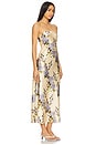 view 2 of 3 Noelle Dress in Moonflower Watercolor