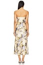 view 3 of 3 Noelle Dress in Moonflower Watercolor