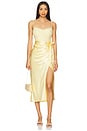 view 1 of 4 Tricia Corset Dress in Yuzu