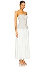 view 2 of 4 Nineveh Dress in Double Stripe & Macadamia