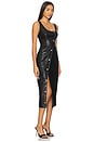 view 2 of 3 Kirby Vegan Leather Dress in Black