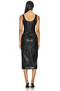 view 3 of 3 Kirby Vegan Leather Dress in Black