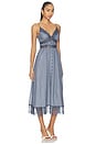 view 2 of 4 Janaya Chiffon Dress in Blue Gingham
