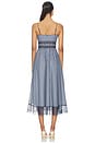 view 3 of 4 Janaya Chiffon Dress in Blue Gingham