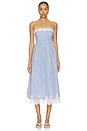view 1 of 4 VESTIDO KACEY in Blue Stripe