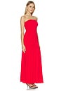 view 2 of 3 Waverly Strapless Dress in Goji