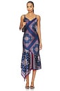 view 1 of 3 Becky Dress in Mariner's Bandana