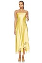 view 1 of 3 Alexandria Strapless Dress in Custard