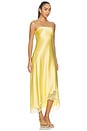 view 2 of 3 Alexandria Strapless Dress in Custard