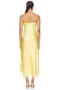 view 3 of 3 Alexandria Strapless Dress in Custard