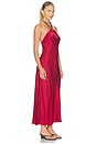 view 2 of 3 Giulia Hammered Halter Dress in Huckleberry
