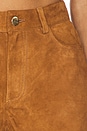 view 6 of 6 Travis Suede Short in Cognac