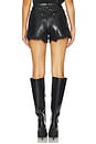 view 4 of 6 Renee Vegan Leather Short in Black