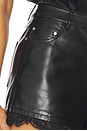 view 6 of 6 Renee Vegan Leather Short in Black
