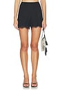 view 1 of 6 Tineo Lace Short in Black