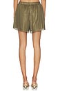 view 4 of 6 Riviera Metallic Chiffon Short in Grove