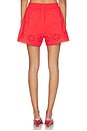 view 4 of 6 Jomi Mid Rise Cotton Short in Candy Apple