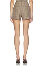 view 5 of 6 Clyde Short in Beige Plaid