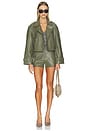 view 7 of 7 Travis Leather Short in Camoflage