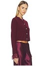 view 2 of 5 Eliana Cardigan in Deep Plum