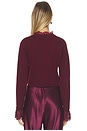 view 4 of 5 Eliana Cardigan in Deep Plum