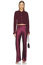 view 5 of 5 Eliana Cardigan in Deep Plum
