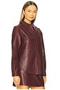view 2 of 5 Wendell Genuine Leather Jacket in Syrah