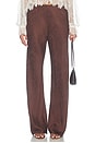 view 1 of 7 Bristol Jacquard Pant in Umber