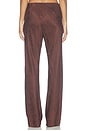 view 6 of 7 Bristol Jacquard Pant in Umber
